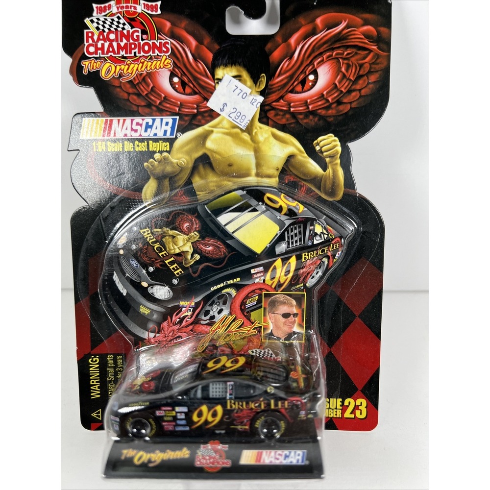 Racing Champions The Originals Issue No.‎ 23 Bruce Lee #99 Jeff Burton (1) New